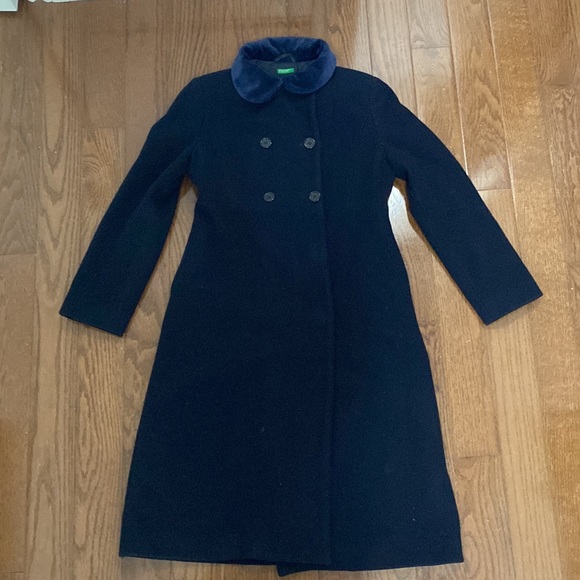 Benetton chic dress coat Italy Made - Picture 1 of 15